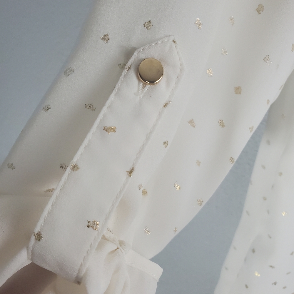 Zac & Rachel medium top, Ivory with gold specs - Picture 10 of 12